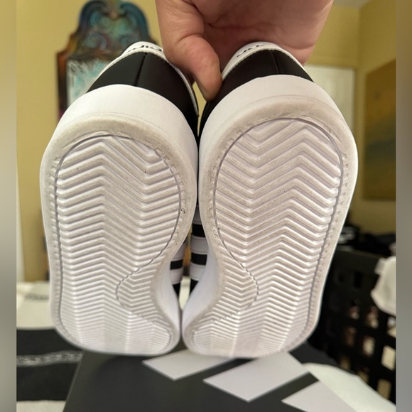 Adidas Men's Grand Court Black and White Sneakers - Picture 4 of 4